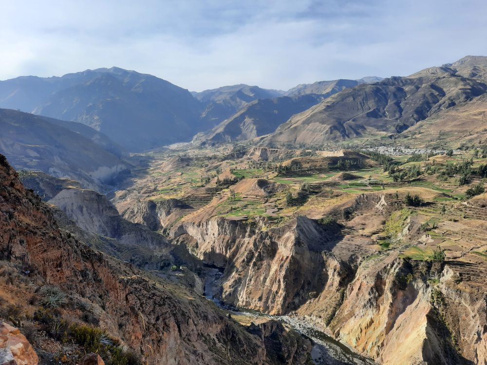 Colca Canyon in den peruanischen Anden